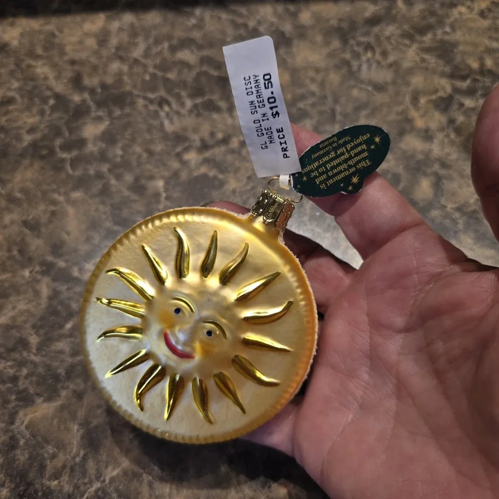 Vintage‎ Christborn Germany Glass Ornaments